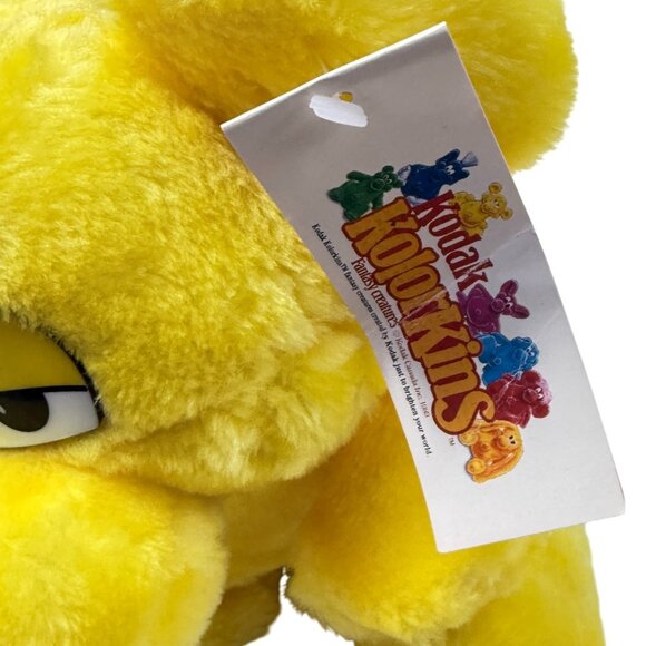 Kodak Kolorkins Plush Doll Yellow Kaboo 10 inch 1989 Promotional - Picture 9 of 10